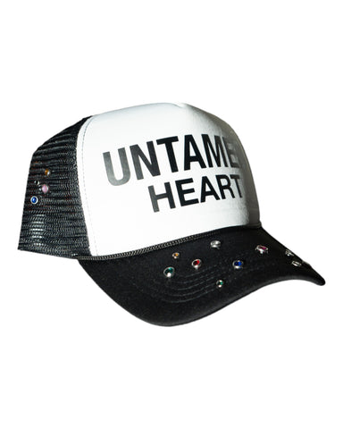 Jeweled Trucker Hat (Black)