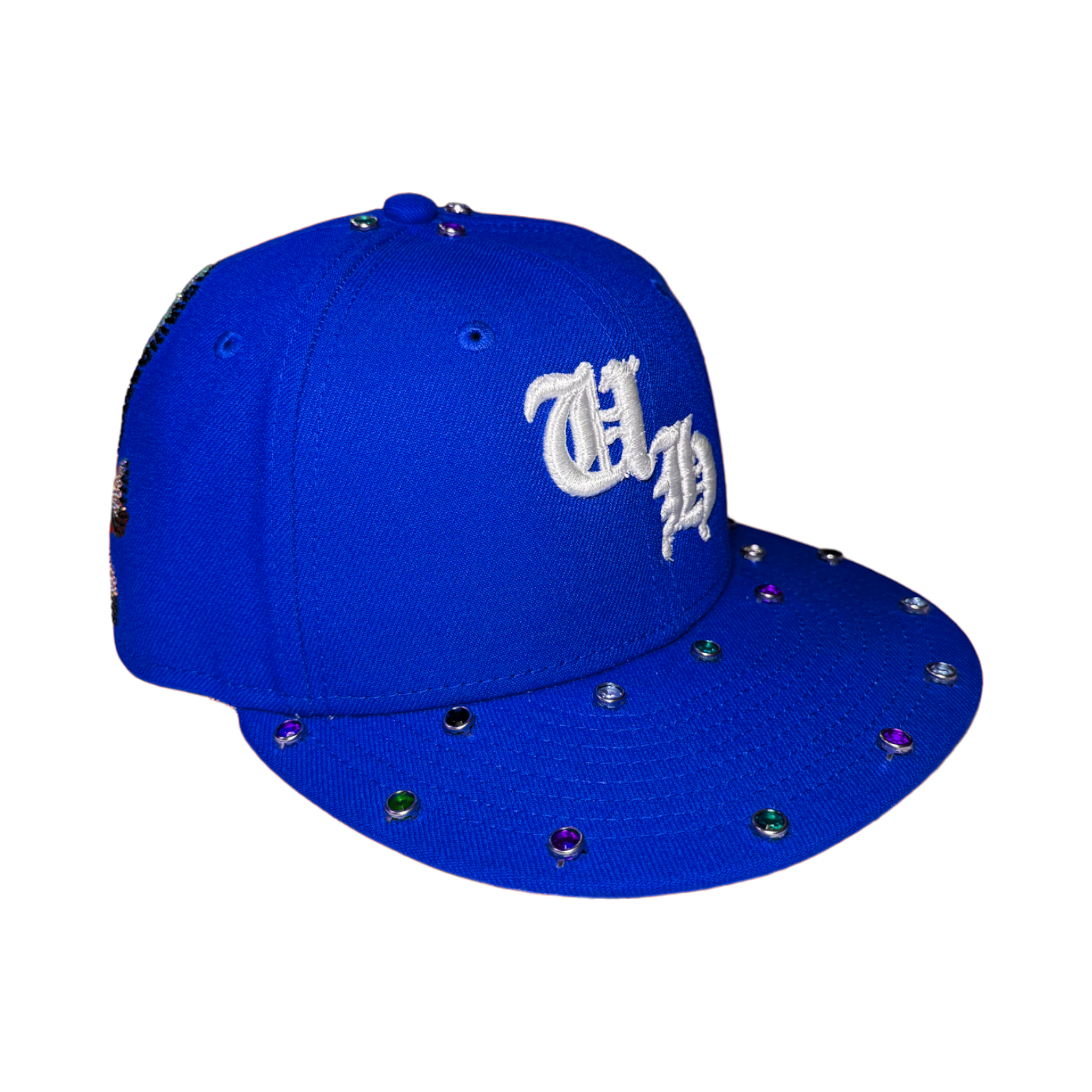 UH Logo Skull Fitted Cap (Blue)