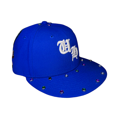 UH Logo Skull Fitted Cap (Blue)