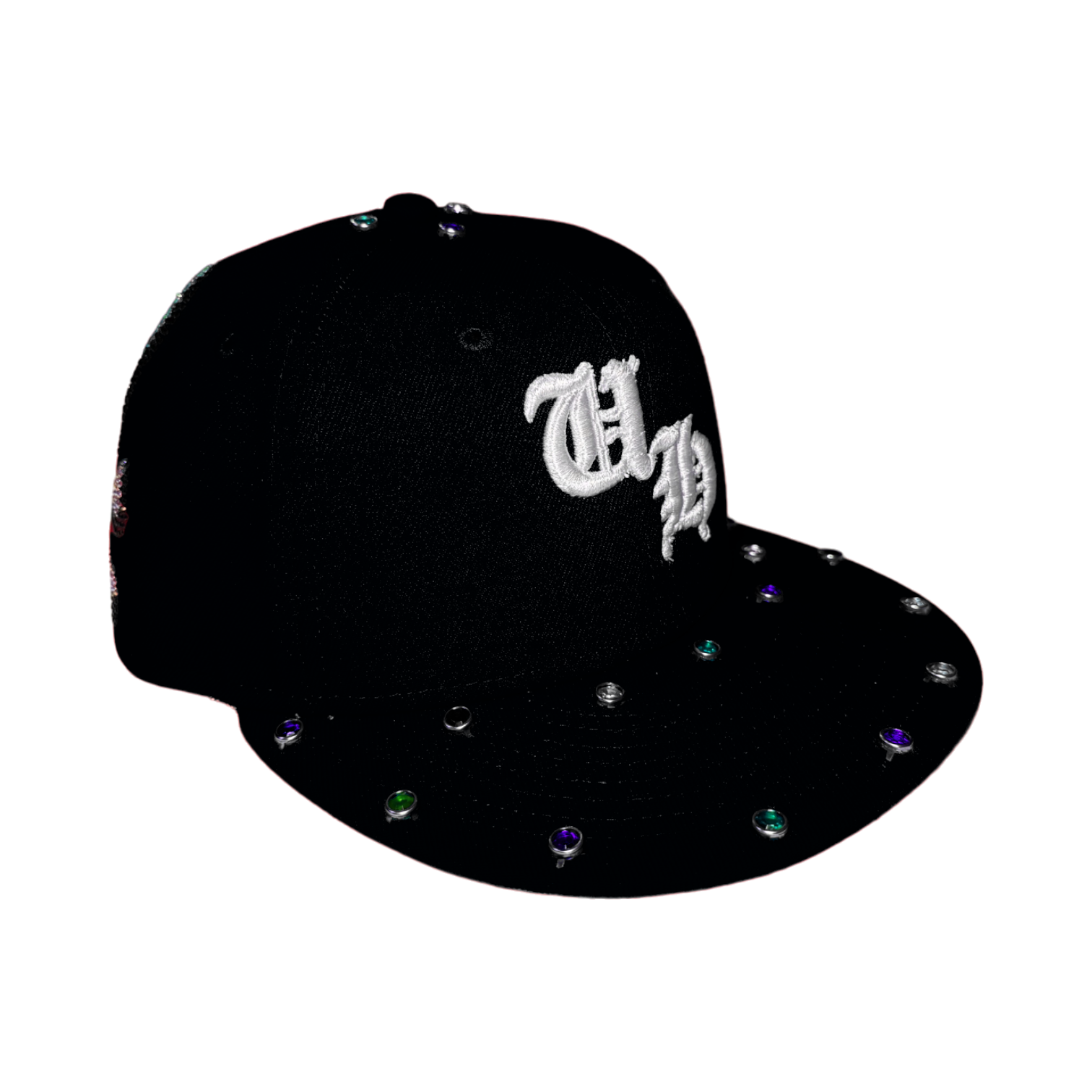 UH Logo Skull Fitted Cap (Black)