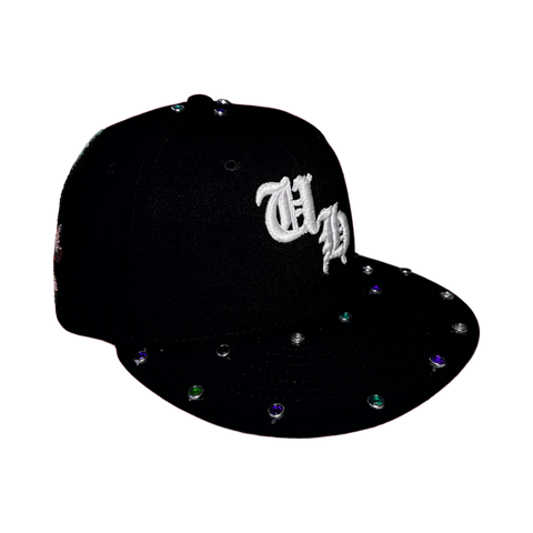 UH Logo Skull Fitted Cap (Black)