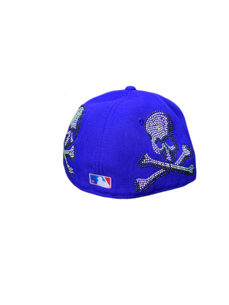 UH Logo Skull Fitted Cap (Blue)